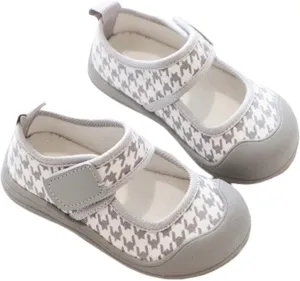 2025 Toddler Baby Girl Shoes Canvas Shoes Baotou Sandals Baby Soft Soles Non Slip Suitable For 2 To 11 Years