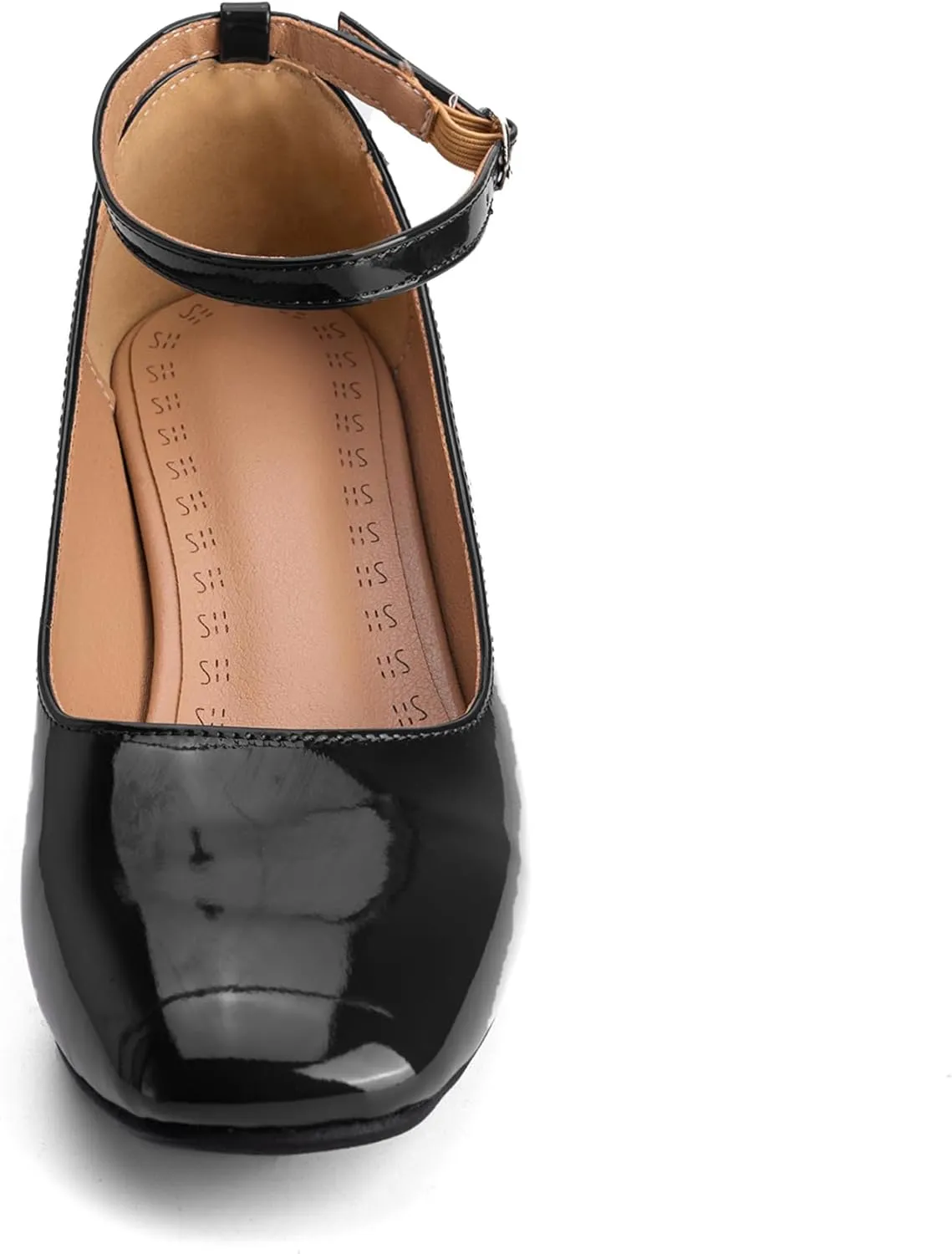 Concise Square Toe Mary Jane Block Heel Women Shoes