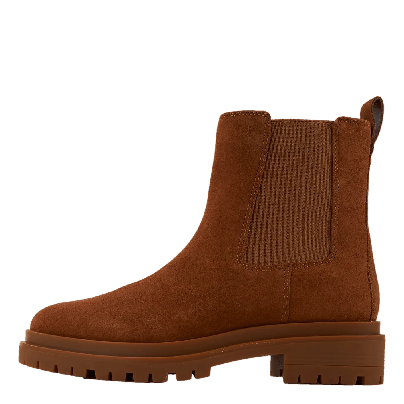 Corinne Suede Bootie Whiskey
