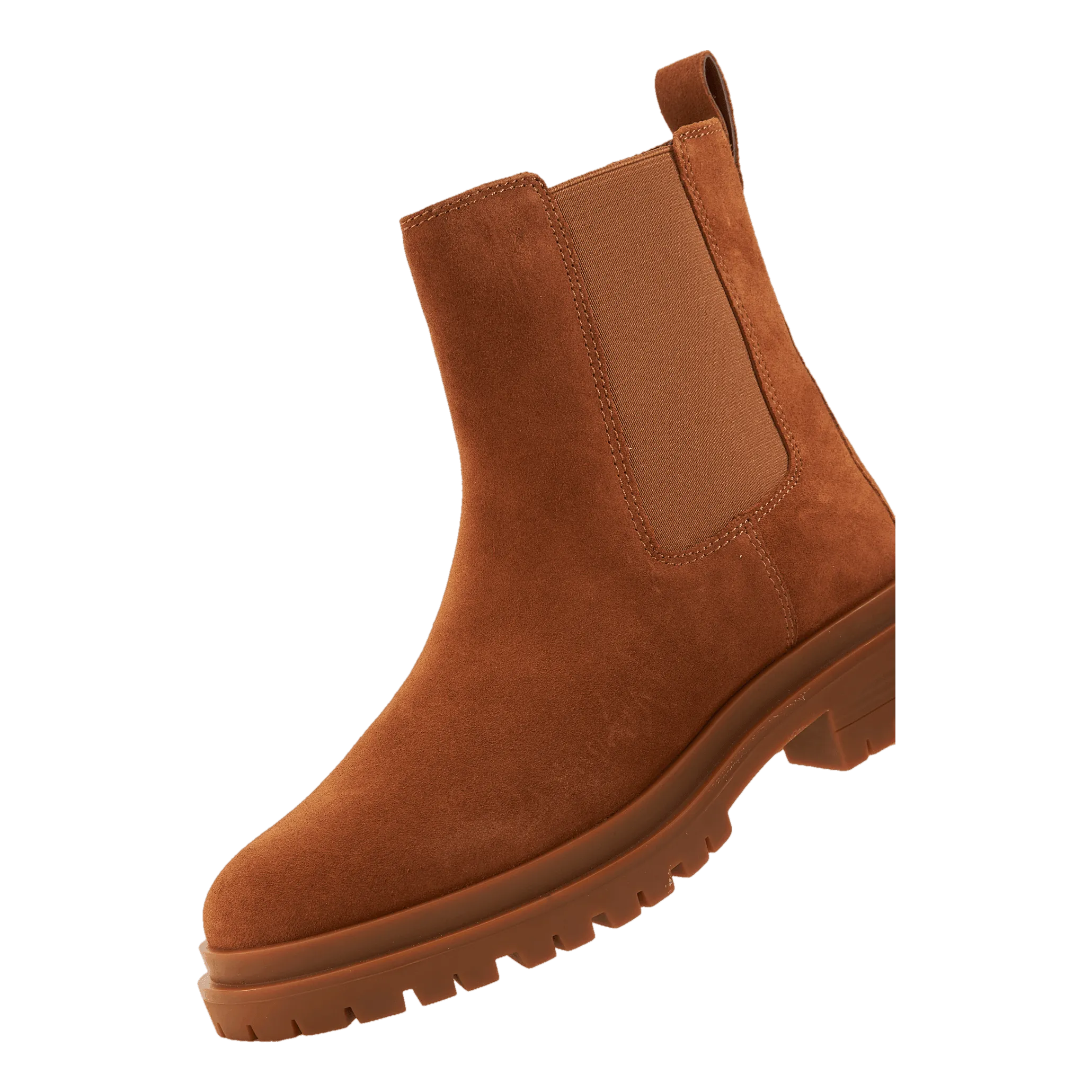 Corinne Suede Bootie Whiskey