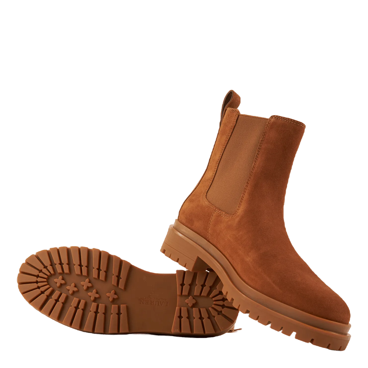 Corinne Suede Bootie Whiskey