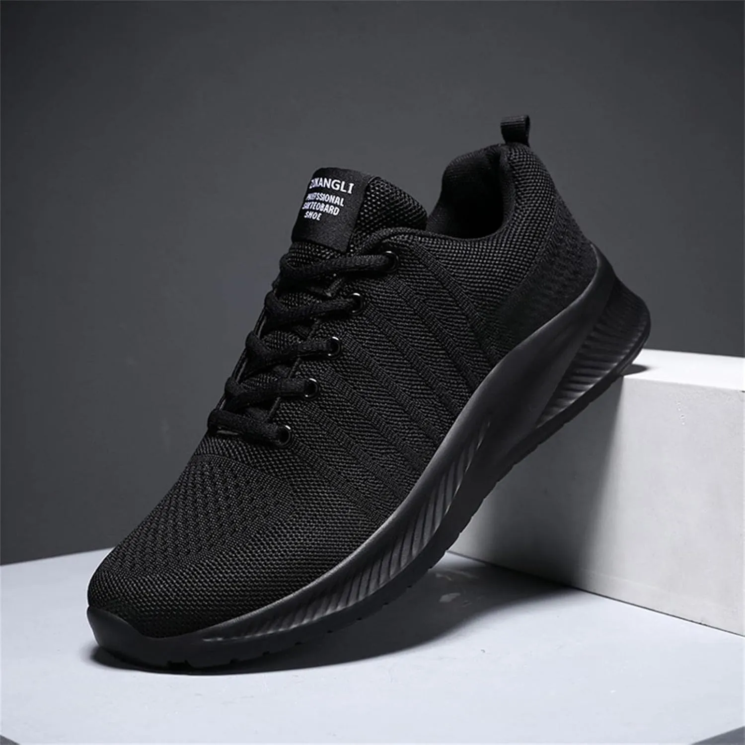 Hbeylia Women's Men's Lace Up Walking Running Shoes Fashion Breathable Mesh Stretch Sneakers Non Slip Athletic Hiking Tennis Trainer Sport Shoes For Driving Workout Fitness