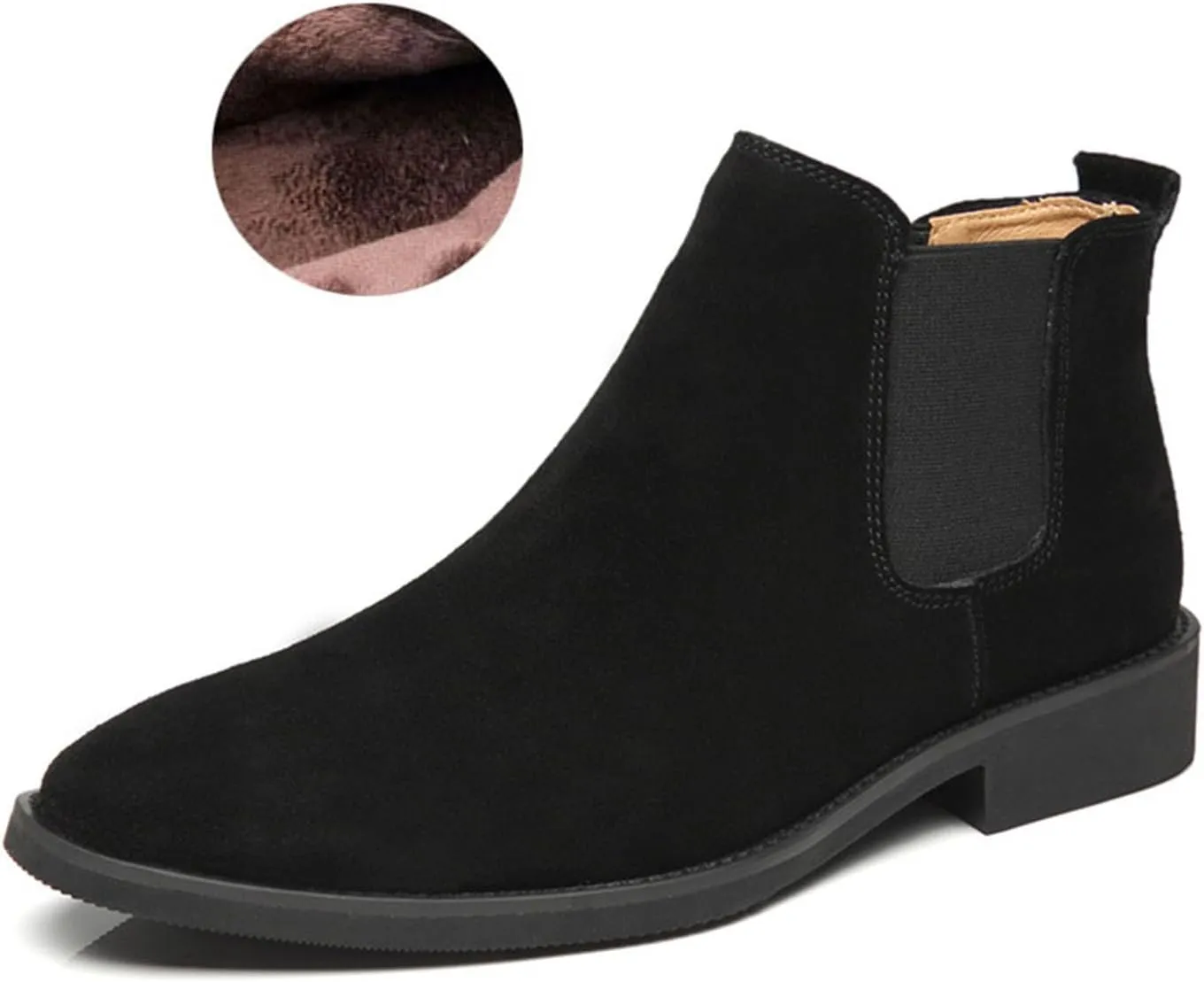 Men'S Chelsea Boots Casual Comfortable Slip-On Dress Men Ankle Fashion Boot Suede Boots for Men