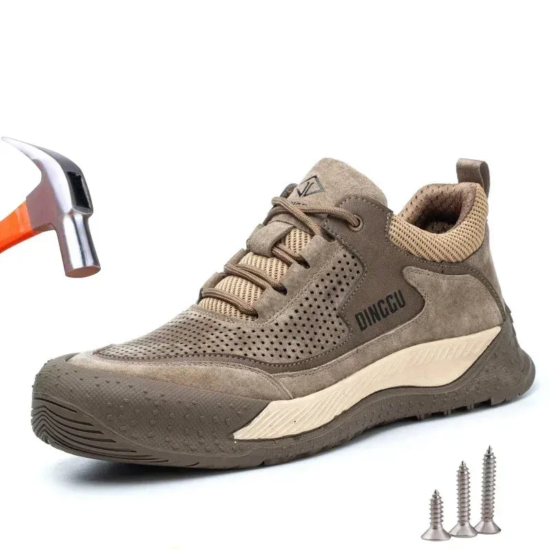 Men's Lightweight Steel Toe Protective Safety Shoes