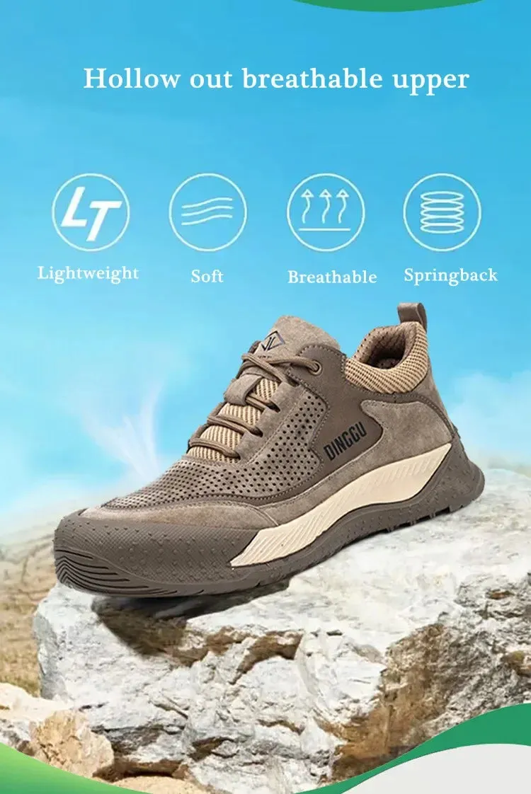 Men's Lightweight Steel Toe Protective Safety Shoes