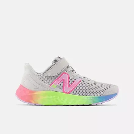 New Balance Kids Fresh Foam Arishi Running Shoes- Grey Purple