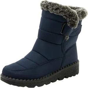 Winter Boots for Women Fashion Casual Womens Size 8.5 Snow Boot Womens Extra Wide Snow Boots Winter Dress Knee Boots for Women Leather Low Heel Insulated Womens Winter Hiking Boots Wide Width