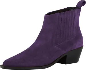 Women Fashion Closed Pointed Toe Ankle Boots Block Low Heel Elastic Pull on Chelsea Boots Casual Daily Wear Comfortable Booties Size 4-16 US