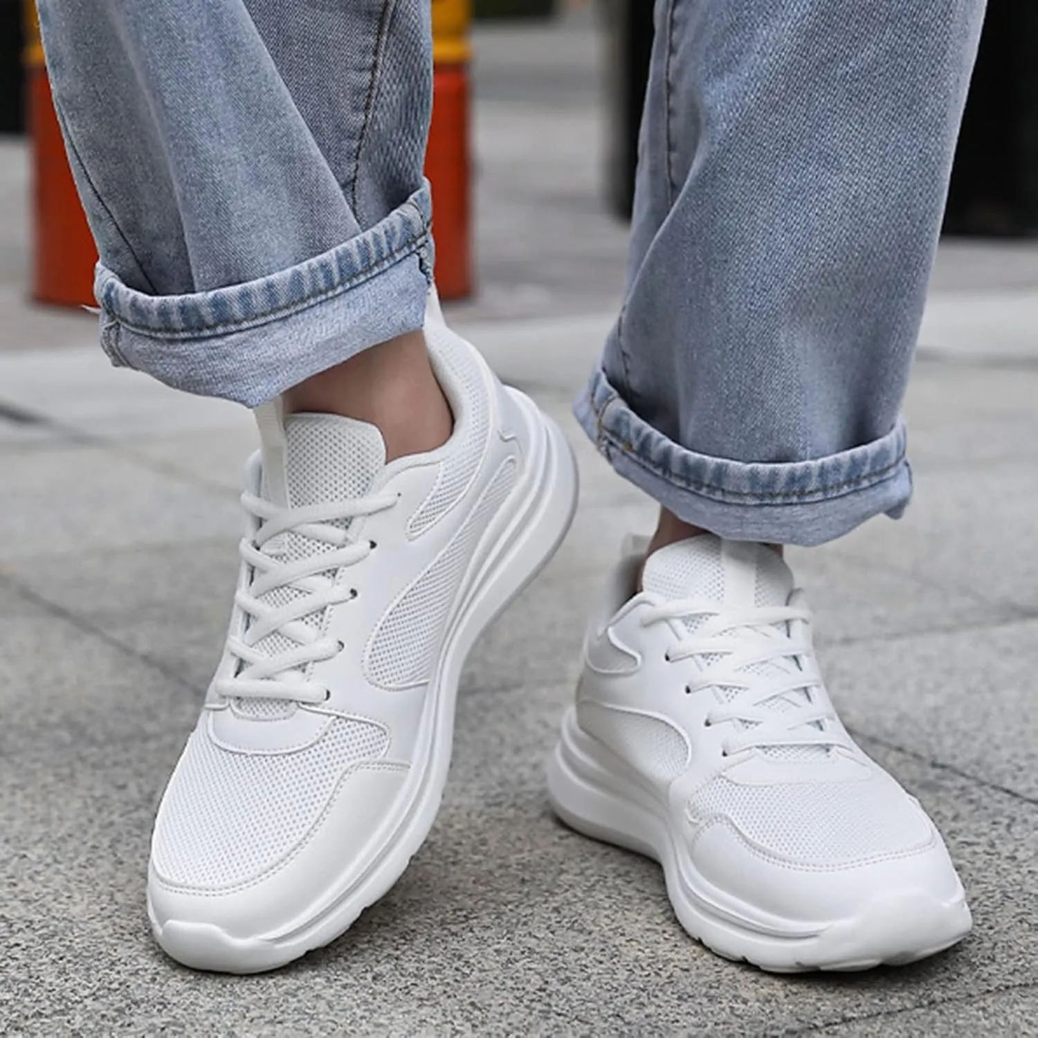 Womens Work Shoes Women Walking Sneakers Casual Breathable Non Slip Tennis Workout Sneakers Running Shoes Working Shoes
