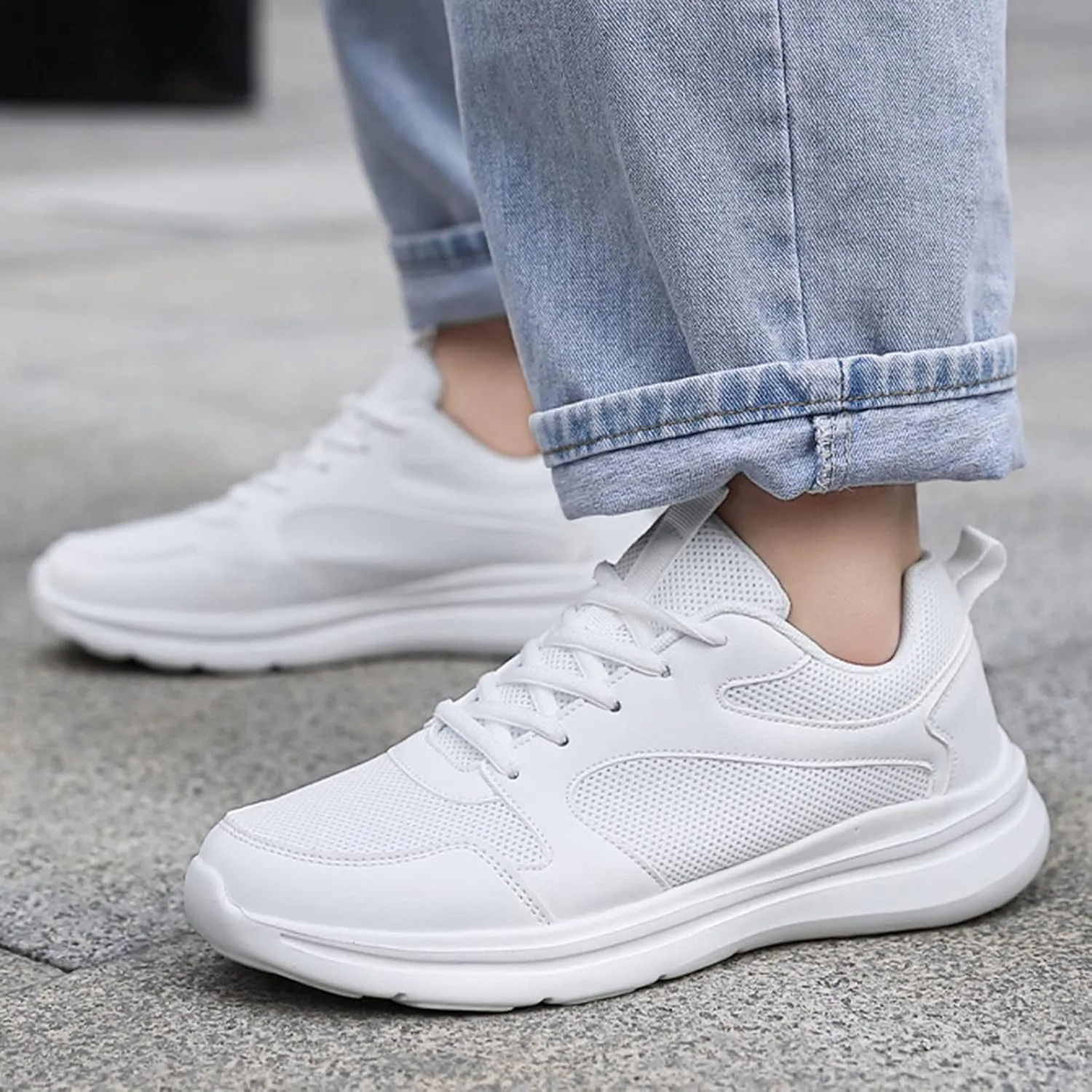 Womens Work Shoes Women Walking Sneakers Casual Breathable Non Slip Tennis Workout Sneakers Running Shoes Working Shoes
